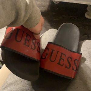 Guess slides that are used but clean and safe very soft and comfortable.